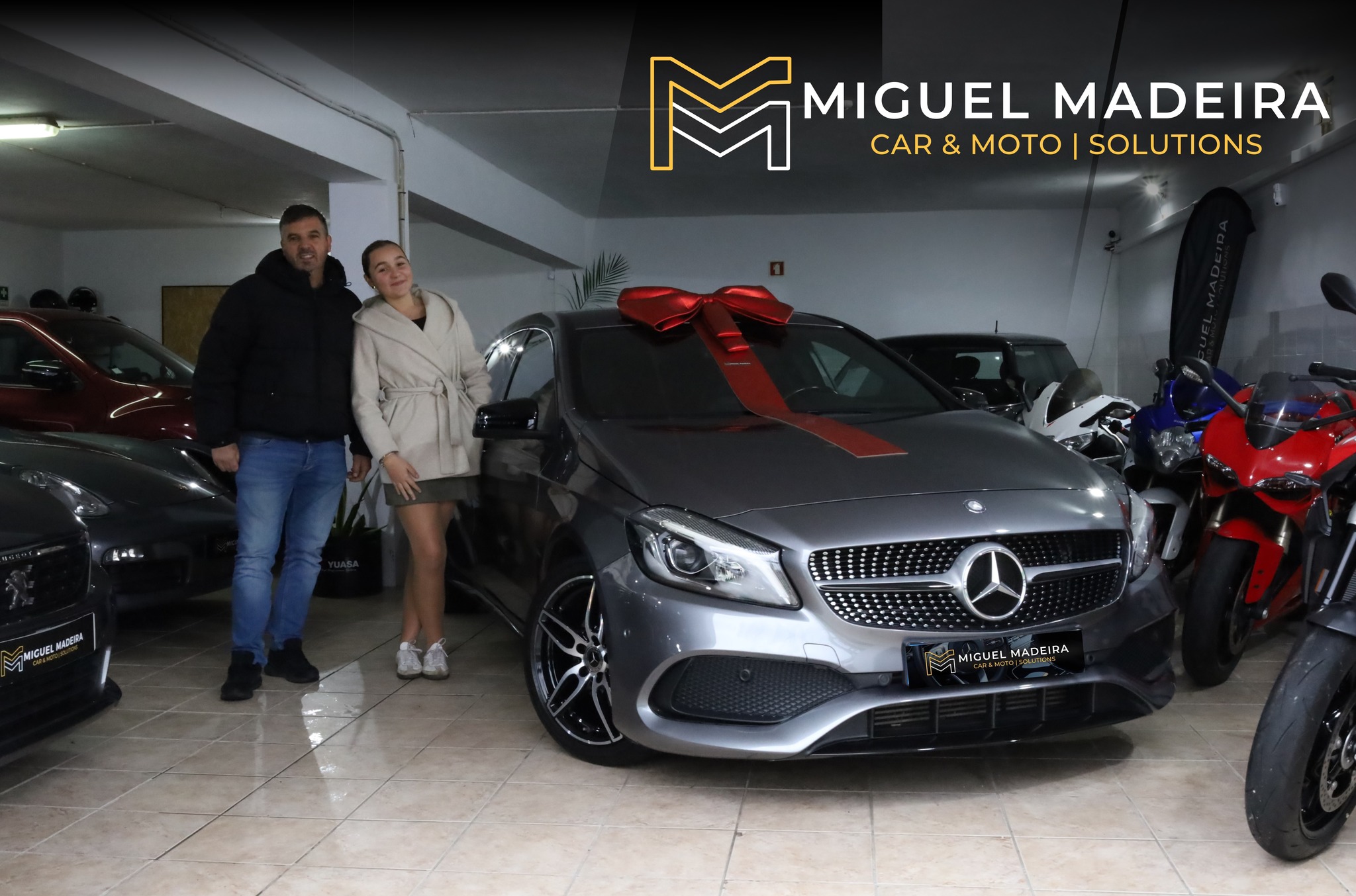 🇵🇹MERCEDES-BENZ CLASS A 180D - AMG - NACIONAL