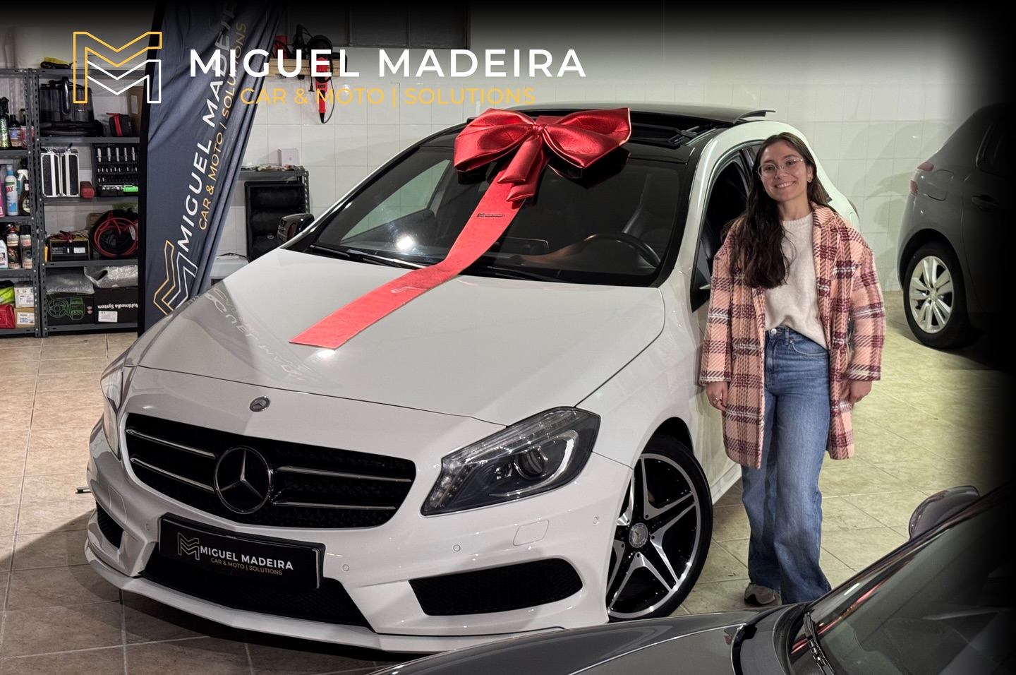 🇵🇹MERCEDES-BENZ CLASS A180 D - AMG -NACIONAL[ASSISTIDO NA MARCA]